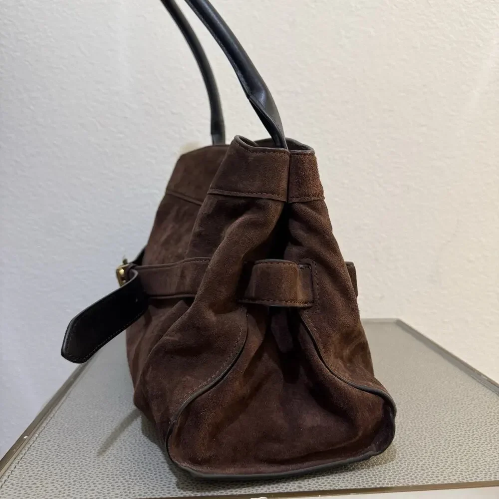 Marc Jacobs Satchel Shoulder bag ‘Dakota’ - Suede Dark Brown - Picture 5 of 16